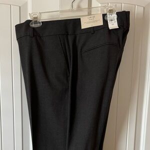 Ann Taylor Curvy fit gray trouser leg